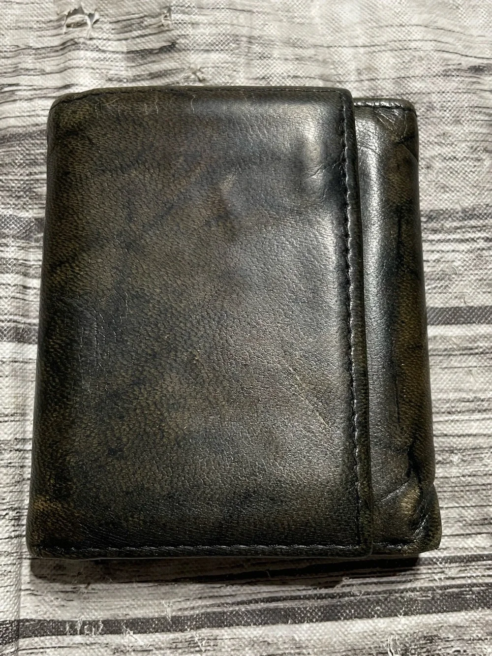 Leather Bifold Wallet Used But Good Condition ’Broke In’